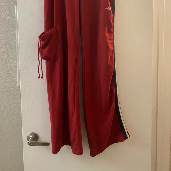 BCBGMaxAzria Red Pajama Pants - Picture 2 of 7